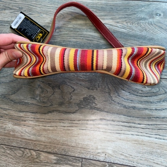 NWT Vintage strip mini shoulder bag - Picture 2 of 8